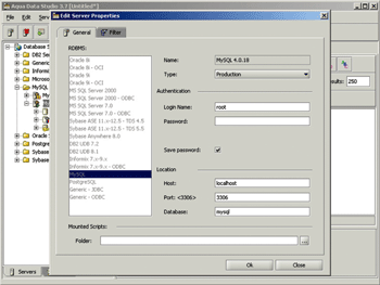 《圖一 MySQL的登入畫面》