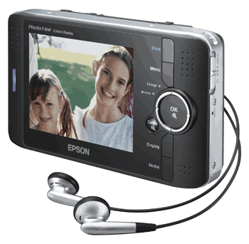 《圖一 Epson P-2000可攜式多媒體播放器》