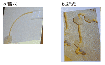 《圖六 單模光纖彎曲半徑新舊比較》