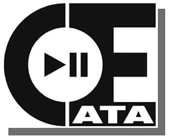 《图一 CE-ATA的规格标志，CE所指即是消费性电子，CE-ATA是针对微型硬盘所制订的ATA接口标准。》