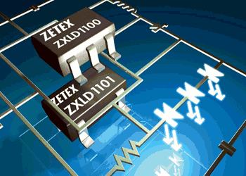 《圖二 Zetex的白光型LED驅動IC》