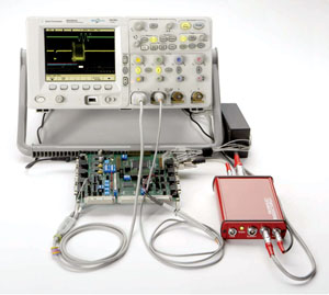 《图一 量测厂商推出MSO和BUSDOCTOR 2来执行混合信号的FlexRay量测作业 》