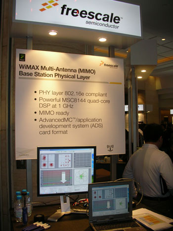 《圖十六　WiMAX 基地台MIMO天線物理層設計》