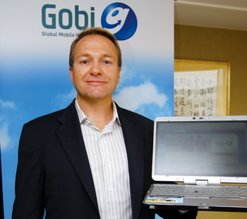 《图二十七 高通无线连接副总裁Greg Raleigh表示，最快今年7月之后，就可以看到内建Gobi芯片的NB上市。》