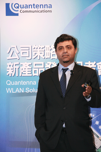 《圖二 Quantenna董事長兼執行長Behrooz Rezvani認為,頻寬是提供Wi-Fi傳輸速度與品質的關鍵。》