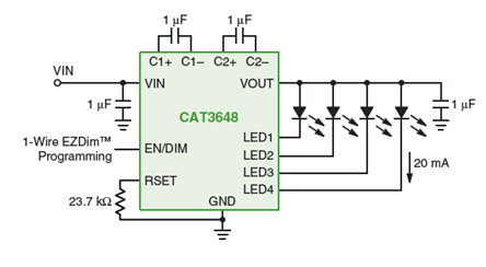 图二 : 电荷泵型方案示例