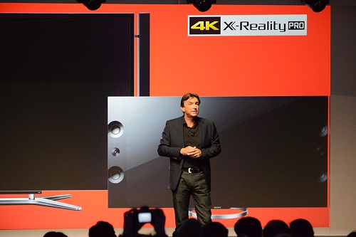图二 : Sony 84吋4K电视，拥有独家4K图像处理，效果惊人(Source: CES官网)