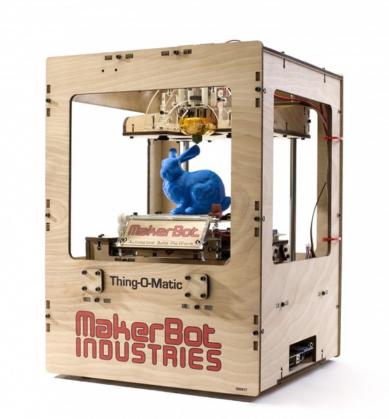 圖三 :  3D Printing的改變力量不容忽視，以MakerBot為代表的開放硬體設計是很大的推動力（圖片來源：MakerBot）