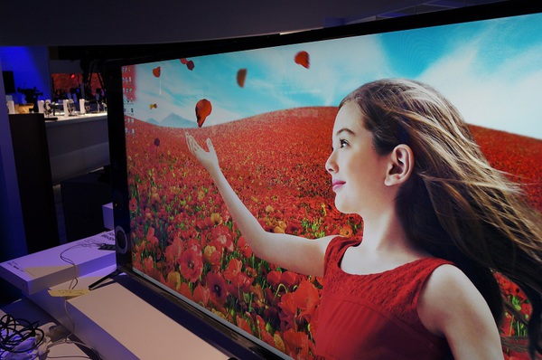 图一 : 除了中国以外，目前4K电视尺寸主要集中在55吋和65吋，并由SONY、三星和其他国际品牌主导。