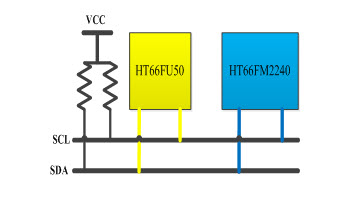 图三 : I2C模块电路之示意图