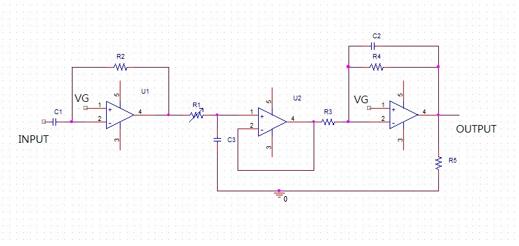 為自製的放大電路