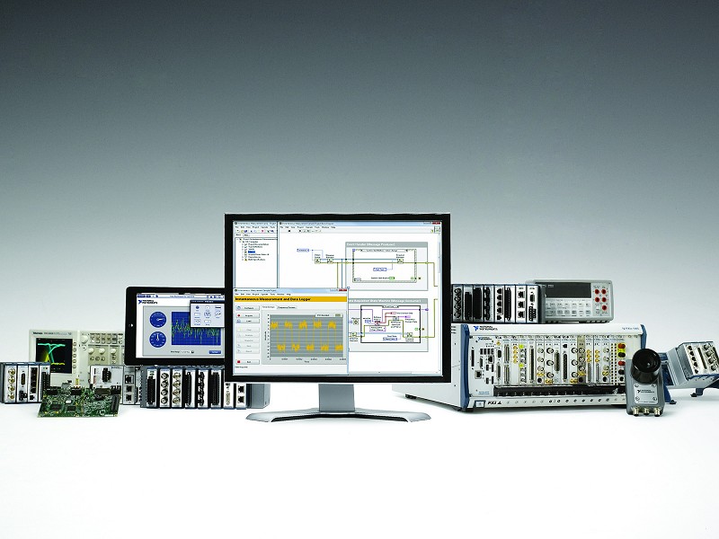 不光是PXI，NI能透過LabVIEW，將其他產品線串連，形成特有的競爭優勢。（Source：NI）