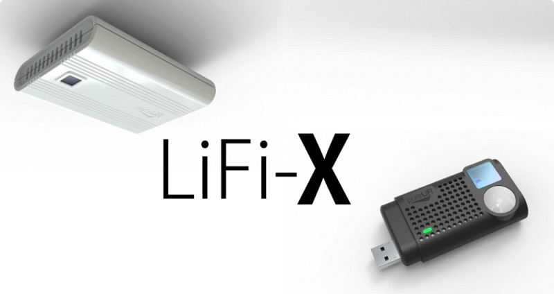 PureLiFi發表了第一代的小型Li-Fi系統產品-LiFi-X。