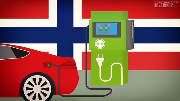 圖四 : 挪威是當前電動車普及率最高的國家，當地祭出許多優惠措施吸引許多國人願意嘗試使用電動車。(Source：wccftech)