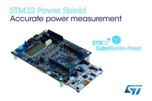 圖一 : 意法半導體 STM32 Power Shield:EEMBC認證功耗檢測技術,耗能關鍵的嵌入式系統實用開發工具。