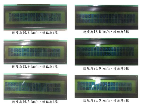 檔位為2至7檔的速度