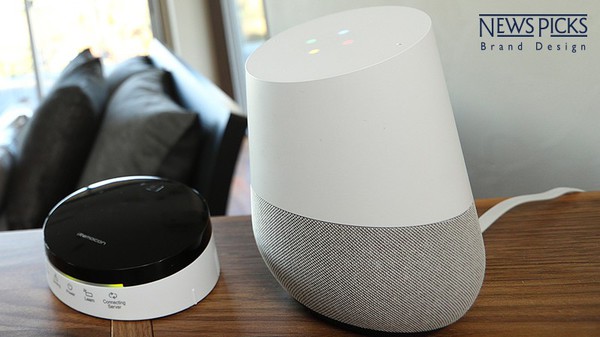 圖1 : 大和HOUSE工業將人工智慧喇叭「Google Home」應用在新建案中。（source：大和HOUSE工業）