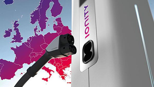 图7 : IONITY将於欧洲各大公路广设充电站，与特斯拉竞争(source: Porsche Newsroom)。