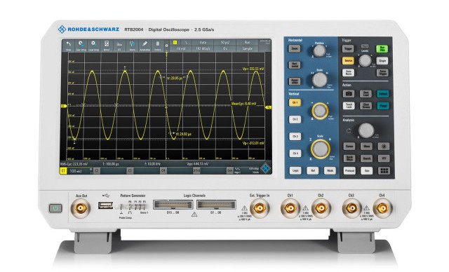羅德史瓦茲RTB2000數位示波器＜圖片來源：rohde-schwarz.com＞