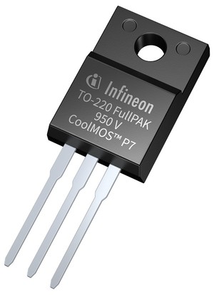 圖一 : 英飛凌 950 V CoolMOSTM P7 超接面 MOSFET