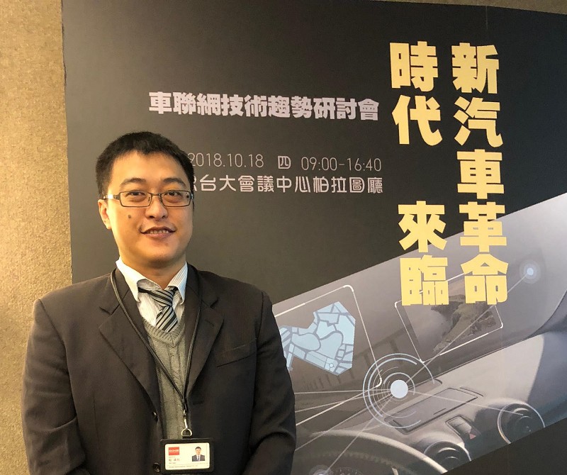 羅姆半導體設計中心工程師粘承允。（攝影／王景新）