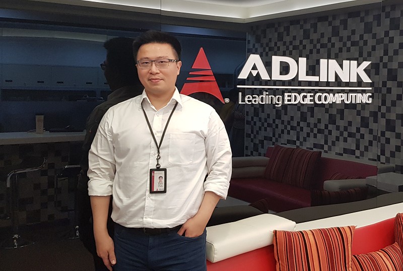 凌華科技平台產品中心嵌入式平台及模組事業處總監蔡雨利表示，凌華具備完整的處理器產品技術與應用領域專業，其異質性平台將可讓系統效能最佳化。（攝影／王明德）
