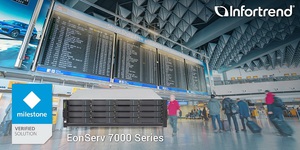 圖一 : Infortrend EonServ 7000系列機種:Milestone 認表現最佳的伺服器