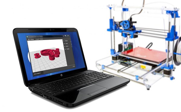 圖3 : CAD/CAM設計是3D列印的重要環節，而建模是3D列印流程中的首要環節。（source: Airwolf 3D printers）