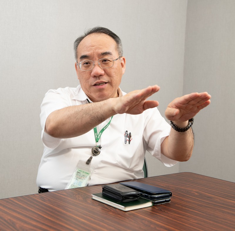 宋賢德強調首要重點仍以強化內部加工技術實力與工藝為主，才能避免遭競爭對手逆向工程破解技術。 (攝影／鄭人和)