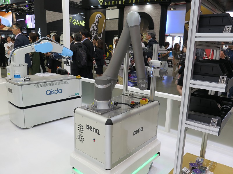 許多自動化廠商將協作機器人結合無人車，讓機動性大幅提昇。