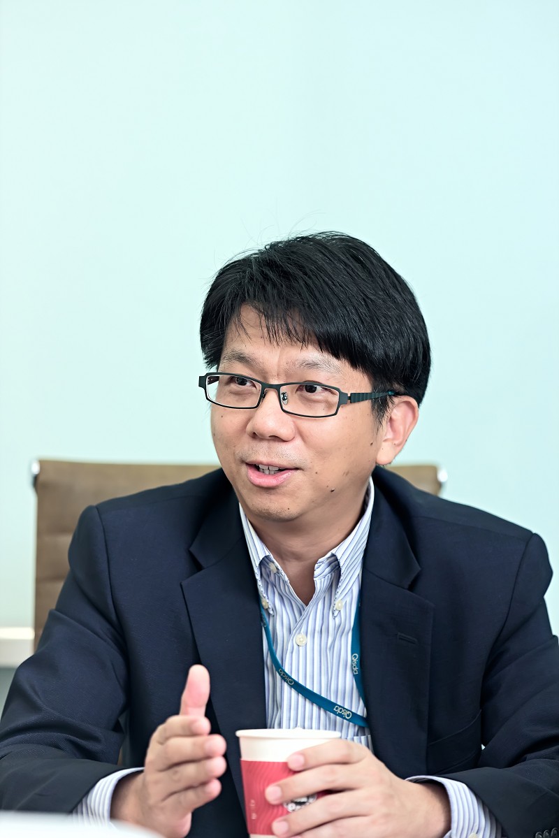 李昌鴻認為技術是台灣的優勢，自我設限則是台灣的劣勢。（攝影／王建發）