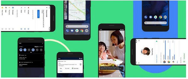 圖一 : Android 10版本的重點擺在可協助使用者輕鬆完成生活大小事的各項功能。(source:Google)