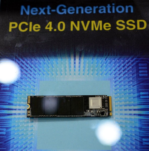 圖二 : SSD產品也會導入PCIe G4介面。2020年兩樣新產品皆將鎖定高階市場。