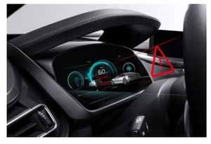 圖一 : Bosch車用3D Display示意圖