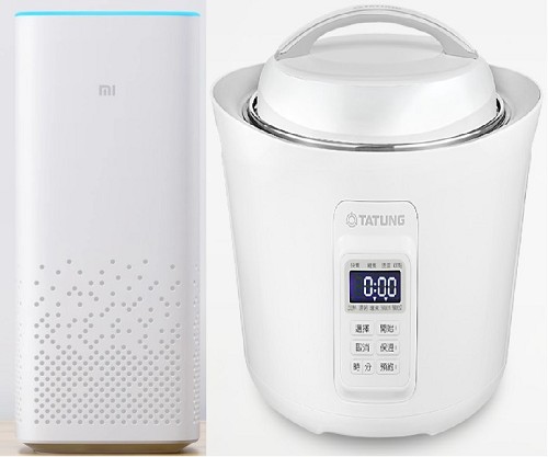 結合人工智慧之產品  （source： https：//www.mi.com/tw/mi-ai-speaker/;