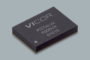 圖一 : Vicor發佈PI3740 ZVS升降壓穩壓器，支援-55°C至+115°C的更大工作溫度範圍，可選擇錫鉛BGA封裝。