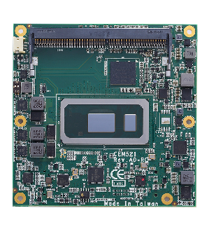 圖一 : 艾訊寬溫COM Express Type 6模組CEM521支援4K與工業級寬溫
