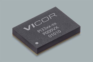 圖一 : Vicor PI332x ZVS 降壓穩壓器採用 BGA 錫鉛封裝,支持攝氏-55度 的工作溫度,現已開始供貨。