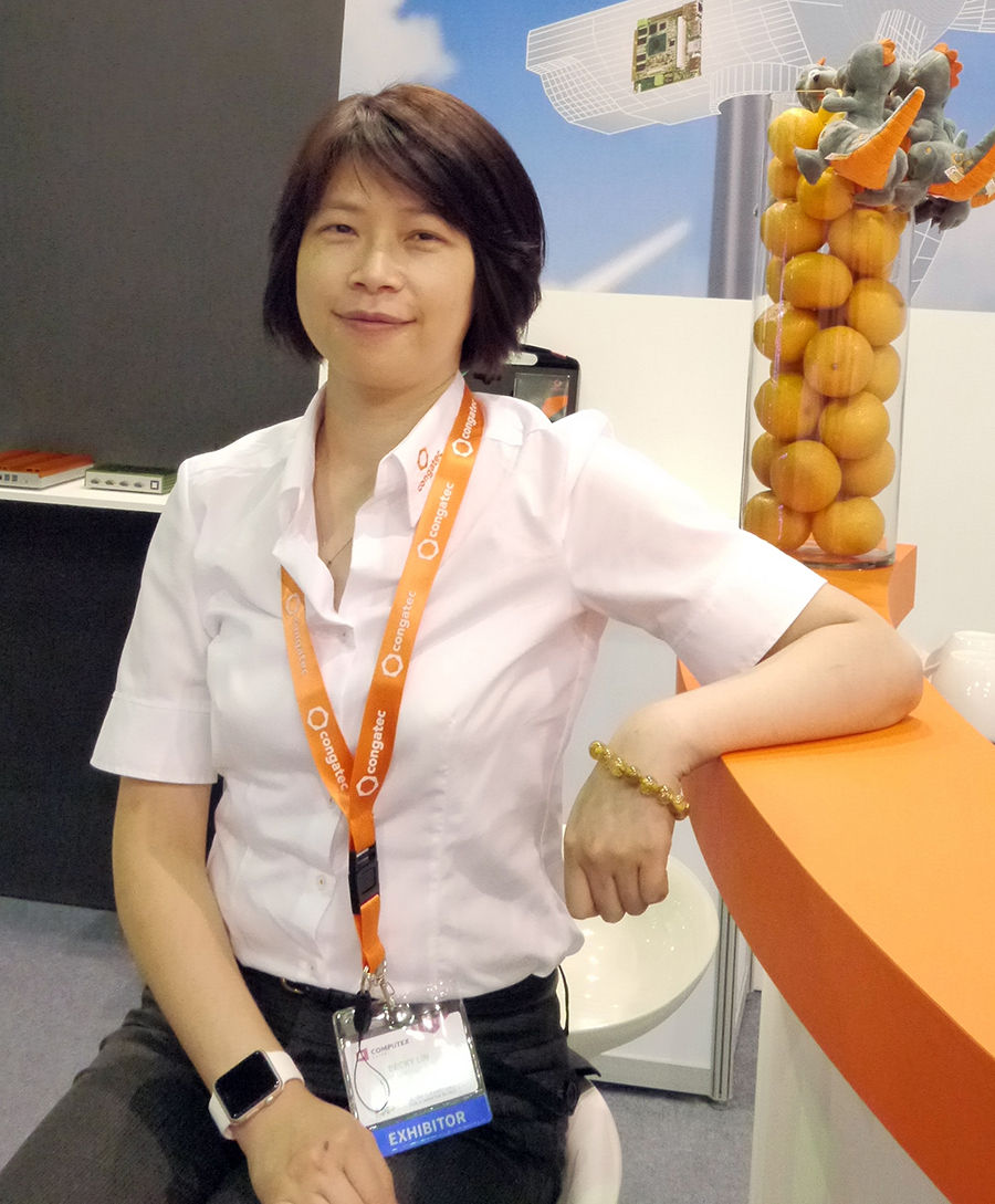 康佳特亞太區業務經理Becky Lin。（Source：康特佳）