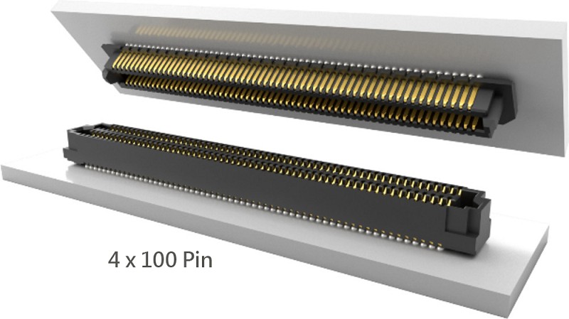 COM-HPC定義了400接腳的連接器。(source：Kontron)