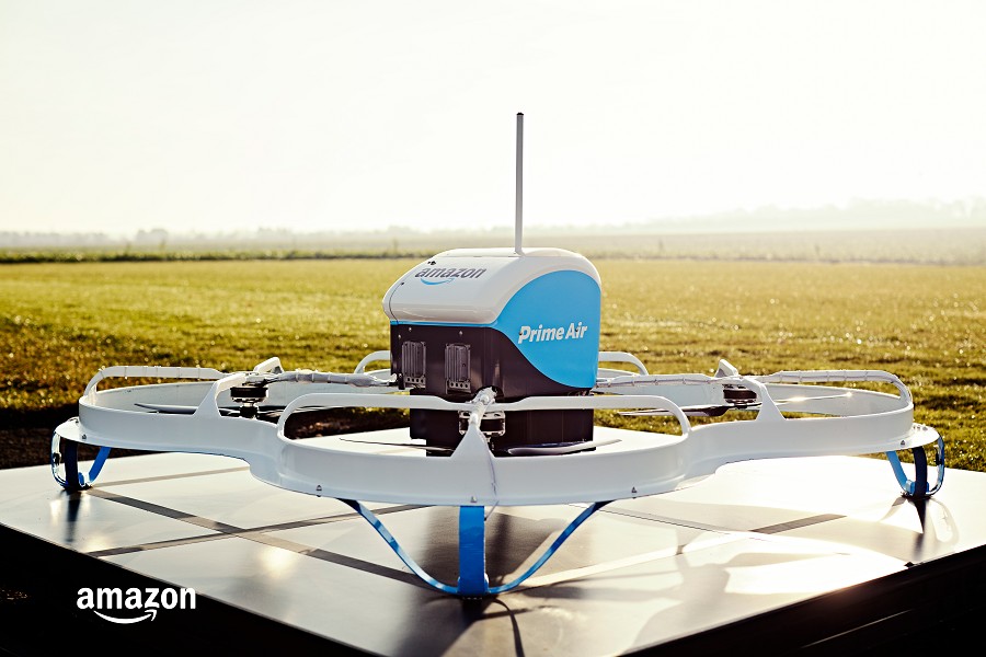 Amazon的「Prime Air」無人機送貨服務(source: Amazon)