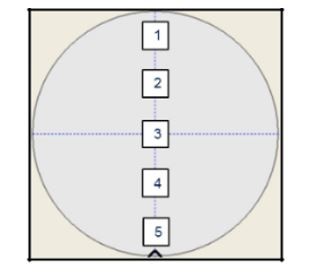 圖8 : 測量點的VPD-ICPMS映射圖