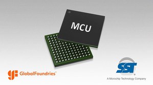 圖一 : 採用GlobalFoundries 28SLPe 製程的SST ESF3第三代嵌入式SuperFlash技術NVM 解決方案即將投產。