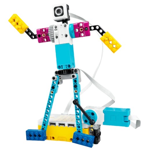 图五 : LEGO Education SPIKE Prime的一种组合运用（图片来源：RoboCube）