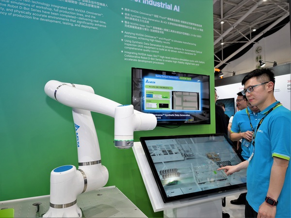 圖一 : NVDIA現已和台達在內的8家台灣代工廠商深度合作。（攝影：陳念舜）