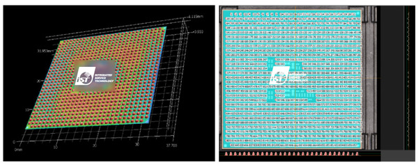 圖三 : 宜特配備的表面3D輪廓量測儀，可自動擷取出BGA錫球區域，並計算出每顆錫球的高度和整體共面性，有效協助確認元件含球區的翹曲形貌。（圖片來源：宜特科技）
