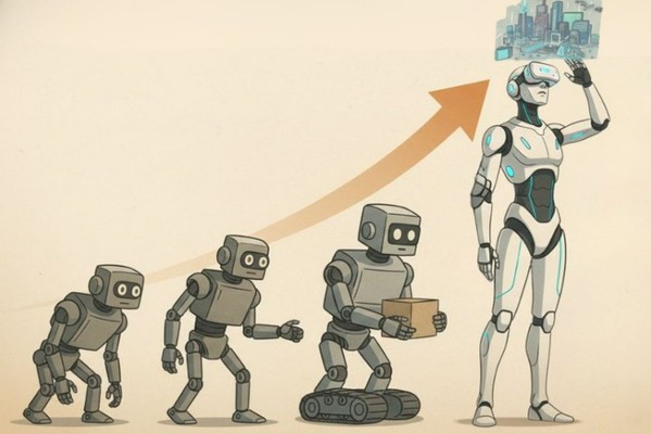 圖二 : VLA讓機器人聽懂人話，實現從數位世界向物理世界的真正跨越。