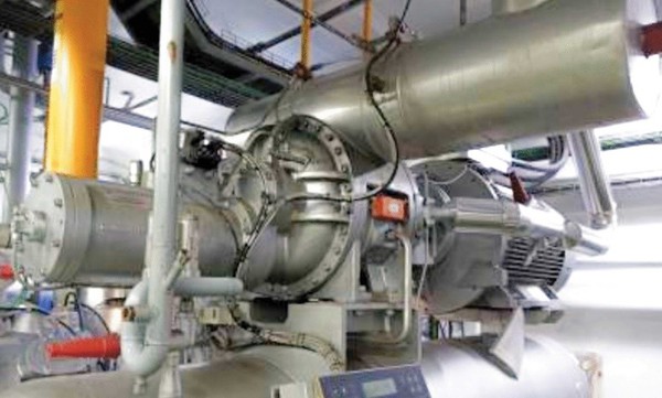 圖七 : OtoSense SMS感測器安裝在客戶工廠的壓縮機上。