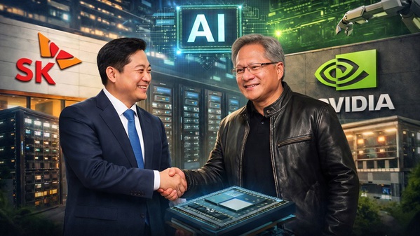 图一 :   SK集团与NVIDIA扩大AI工厂与次世代记忆体策略合作