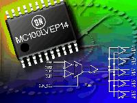 安森美推出低压1:5差动时脉驱动晶片MC100LVEP14(厂商提供)